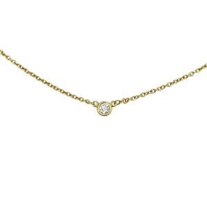 TIFFANY 18k Gold Diamond Necklace